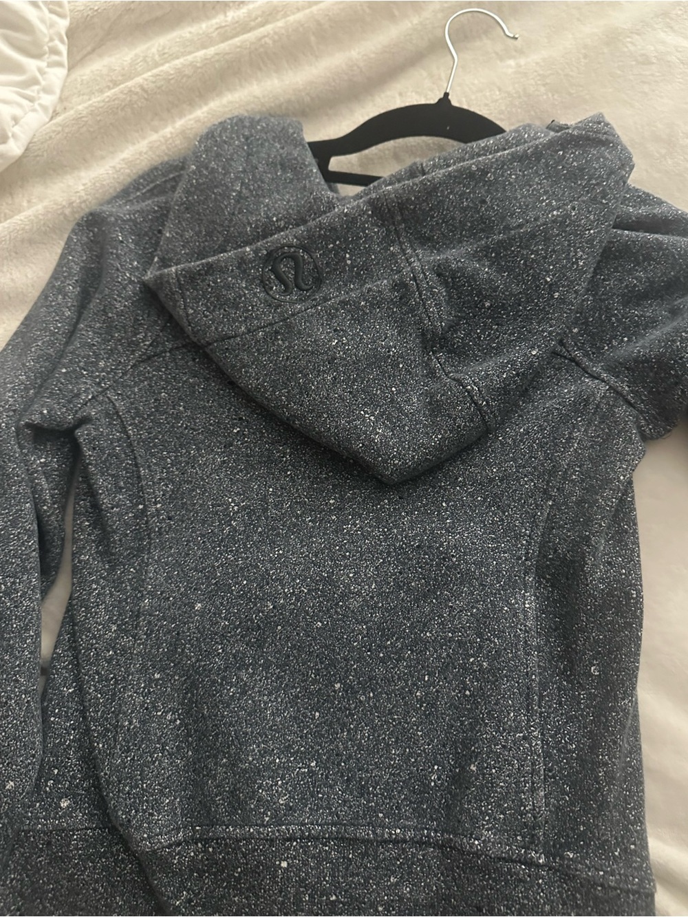 lululemon athletica Dark Gray Speckled Hooded Sweater